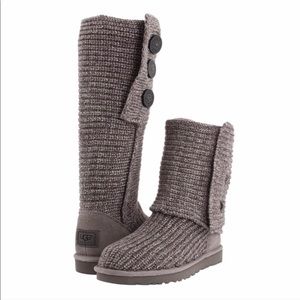 Ugh Classic Cardy Boot, Gray, Size W8